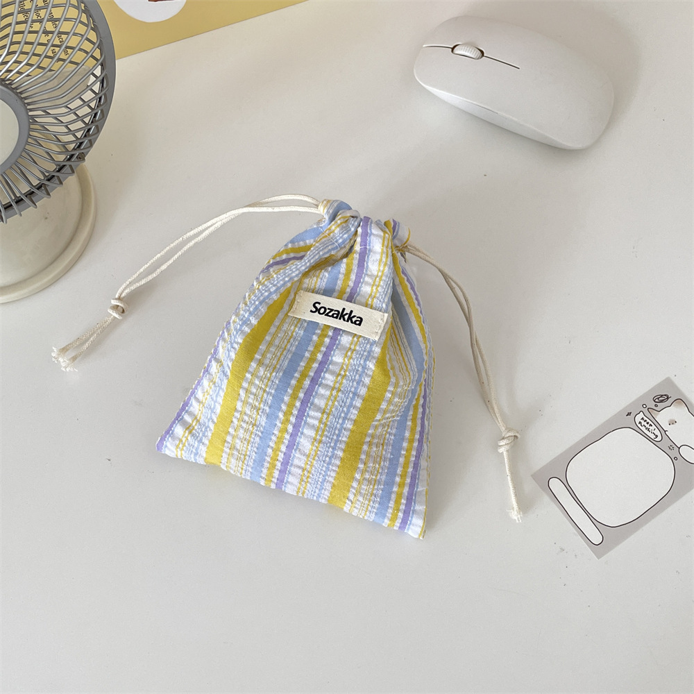 Title 9, Pleated Stripes Drawstring Pull String Buggy Co...