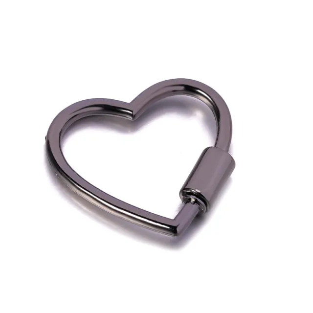Alloy Decorative Heart shaped Connection Buckle Accessories Black - Shop at LoveMi