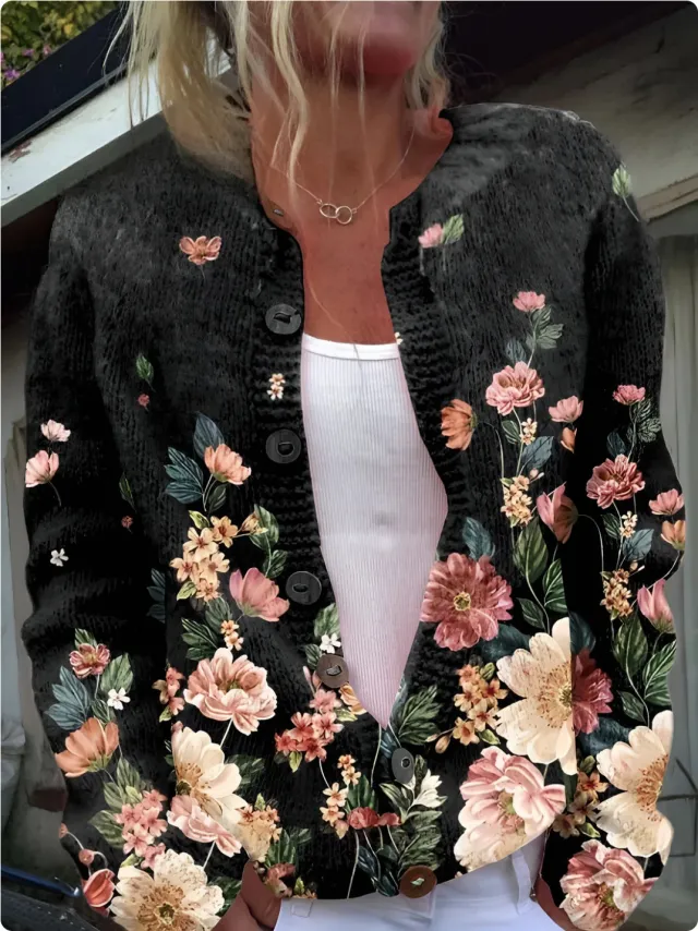 3D Digital Printing Cardigan Coat Outerwear Women Jlkswtsx4769 - Shop at LoveMi
