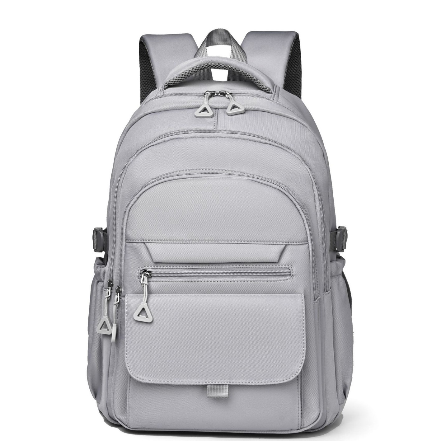 Solid-color Versatile Student Backpack 4