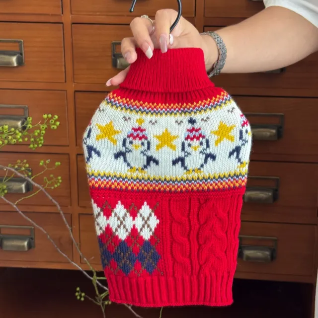 Christmas Pet Dog And Cat Sweaters Red - Shop at LoveMi