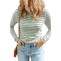 Women's Striped Sweater European And American Leisure Style - Lc25122034 P709 - View 1