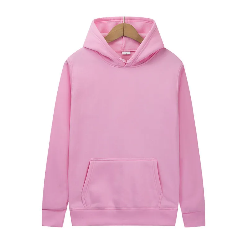 Women's Loose Hooded Sweatshirt - Pink