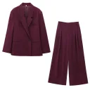Wine Red Suit