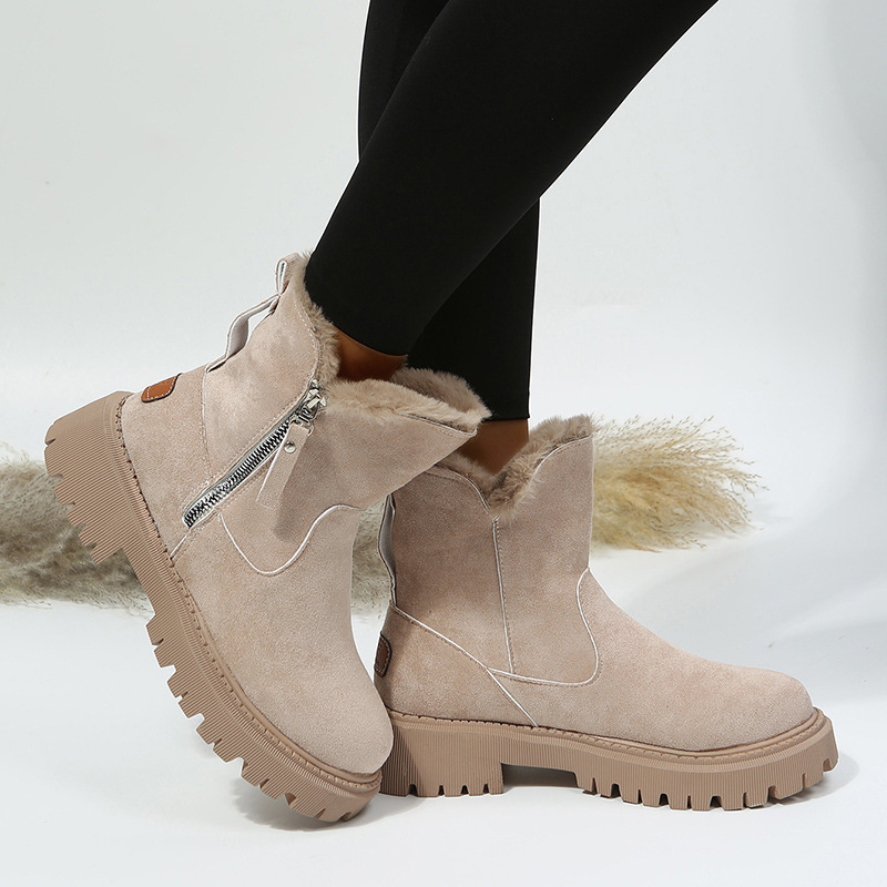 Title 20, Botas de nieve para mujer invierno nuevo cortas...