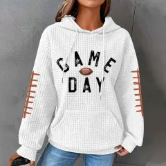 Hooded Long Sleeve Sweater All-matching Loose - G44Z675-M - View 1