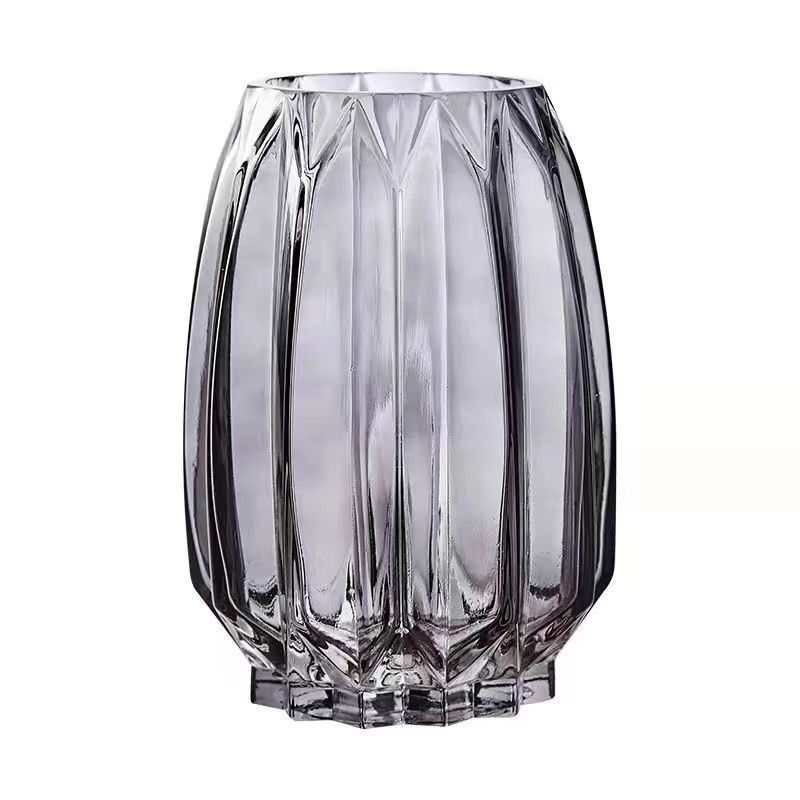 Transparent Glass Vase For Water Based Flowers Roses And Lucky Bamboo 5