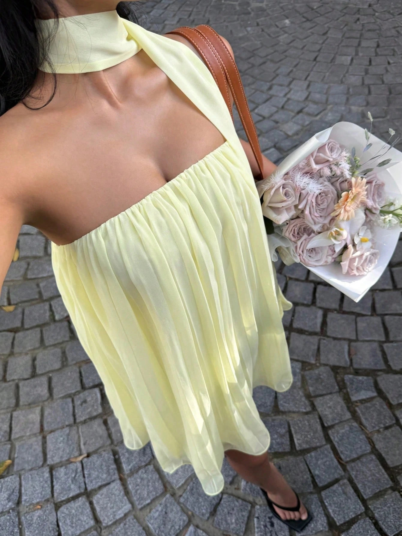 Womens Fashion Chiffon Dress