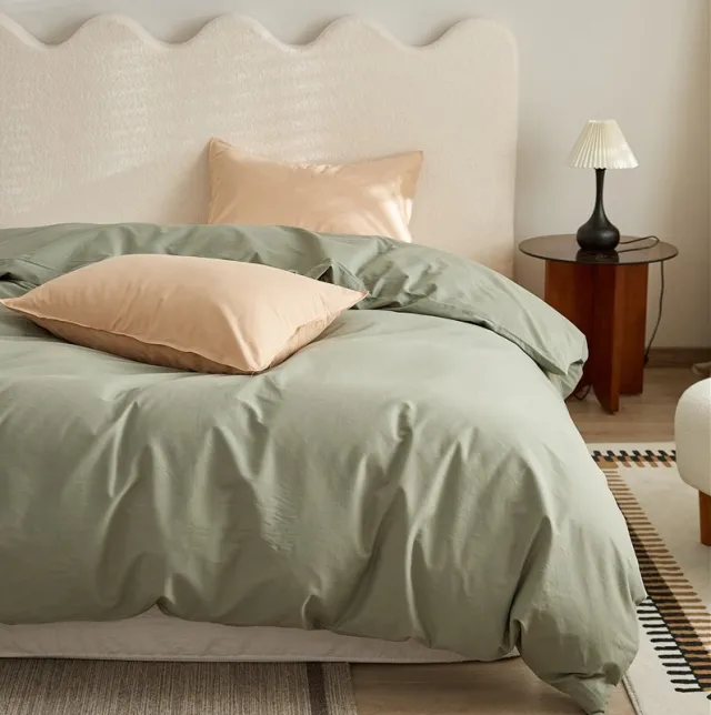 Simple Long staple Cotton Single item Fitted Sheet Thin Cyan - Shop at LoveMi