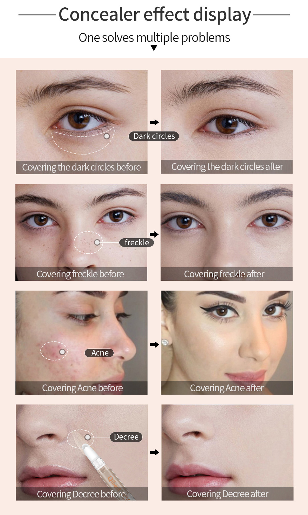 Title 3, Rotate The Fine Concealer Waterproof & Sweat Re...