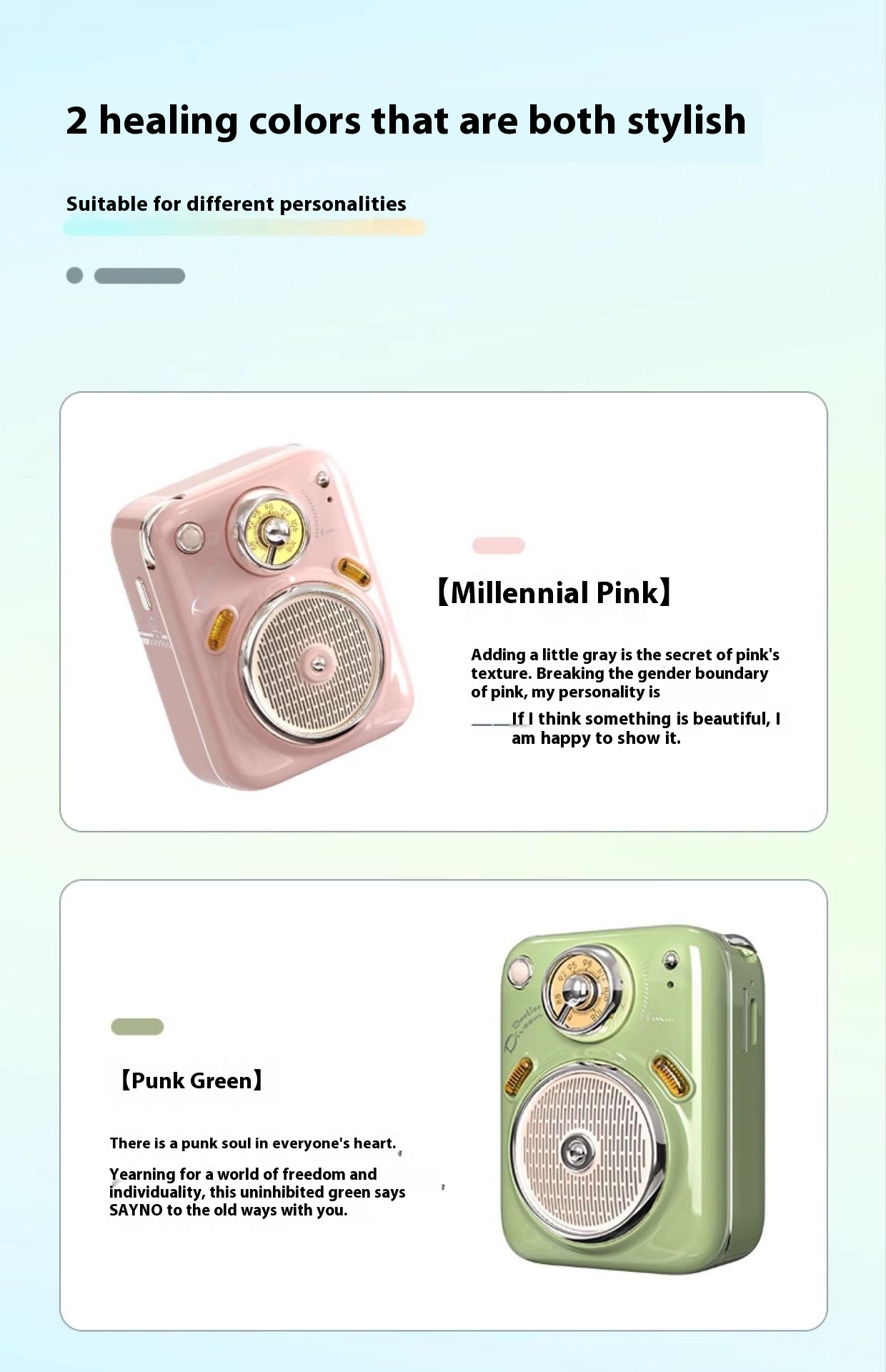 Bluetooth Mini-portable Audio Radio - Image 6