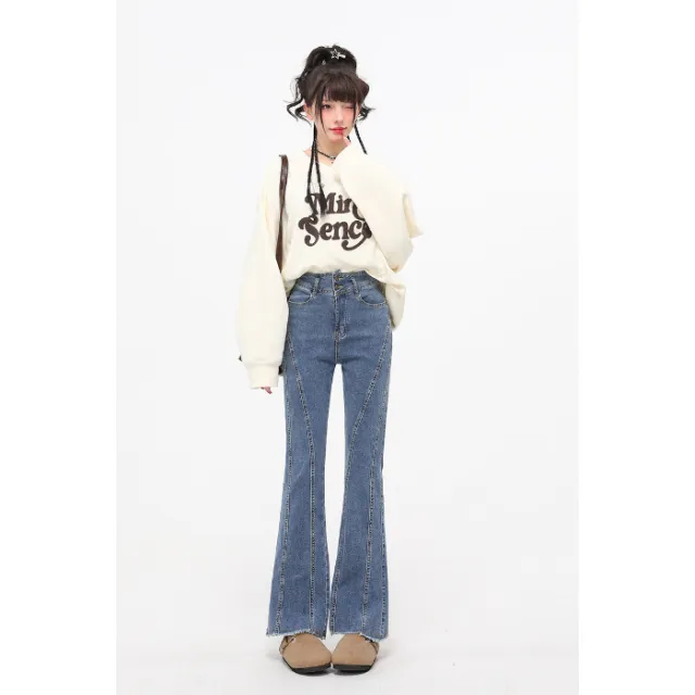 Women's Skinny Jeans New High Waist Slimming Trousers Blue - Shop at LoveMi