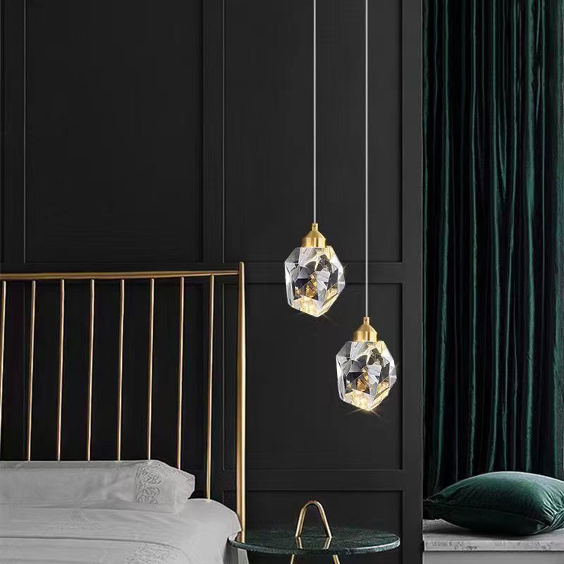 Bedroom Bedside Chandelier Modern Minimalist Aisle Corridor Crystal Lamp - Image 4