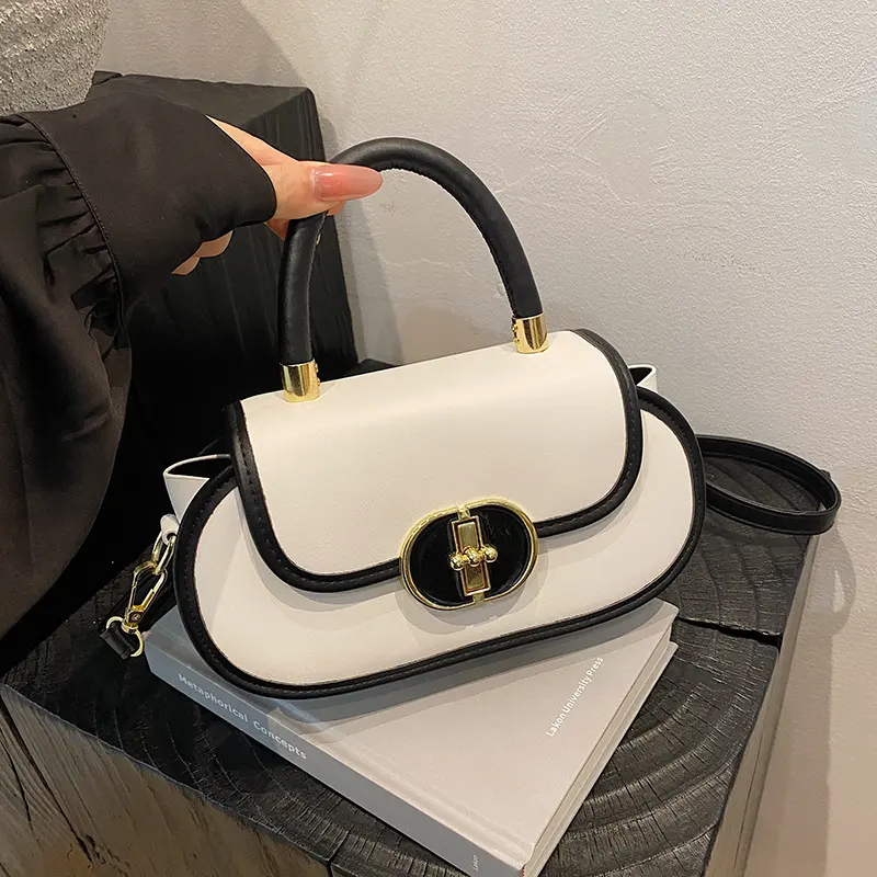 Premium Retro Matte Tote Bag Autumn Crossbody Mini Round