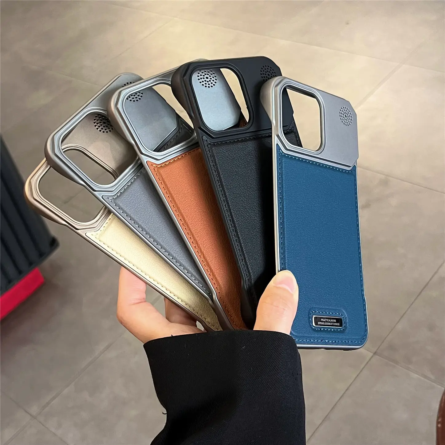 Aromatherapy Leather Magnetic Phone Case 17 High-grade
