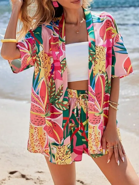 Women's Boho 2 piece Shirt 6 Style - Shop at LoveMi