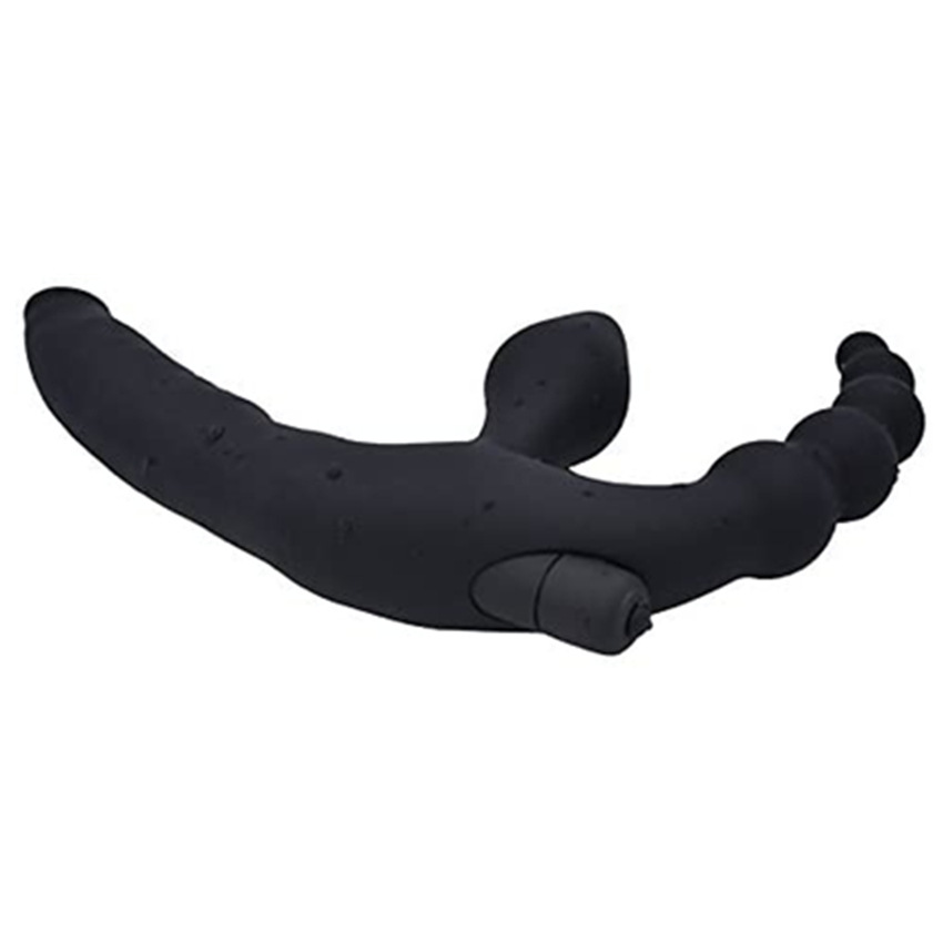 Three-point Resonance Back Court Double-headed Butt Plug Prostate Massage Massager 10