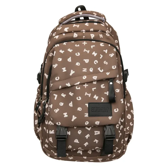 Fashion Casual All Matching Backpack Brown - Shop at LoveMi