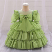 Birthday Dress Big Bow Flower Girl Wedding Dress Dress - Image 23