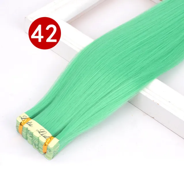 Seamless Hair Extension Highlight Color Hair Extension 42 Colors 1 Piece - Shop at LoveMi