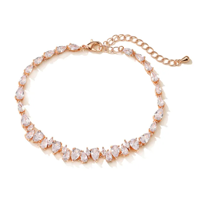 Zircon Bracelet For Women Personalized Cold Style Rose Gold - Shop at LoveMi
