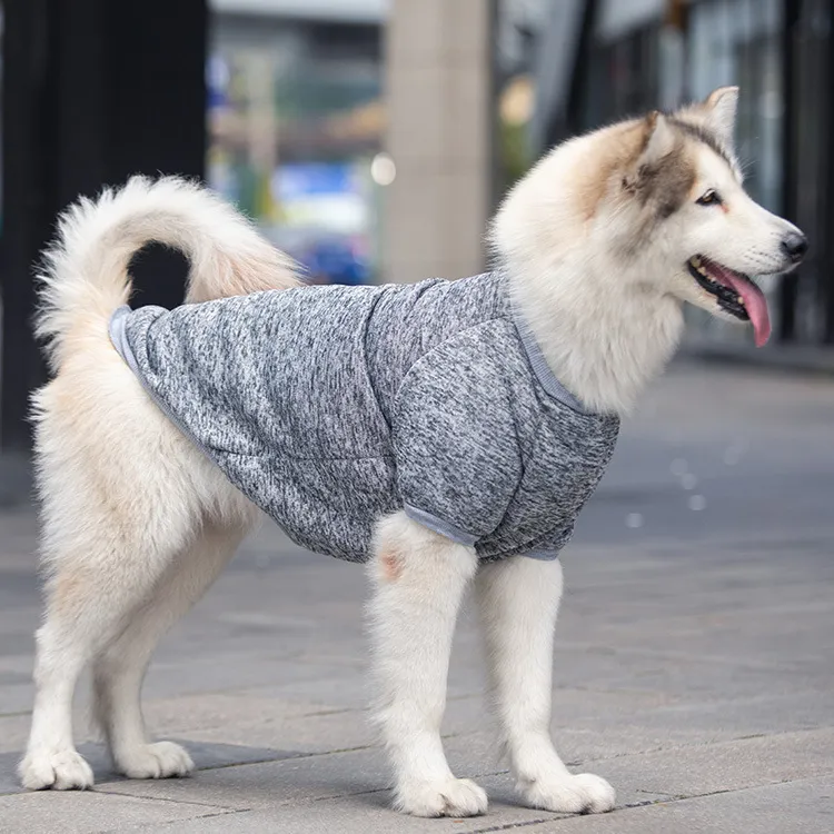 Dog Wool Warm And Comfortable Sweater - Grey White