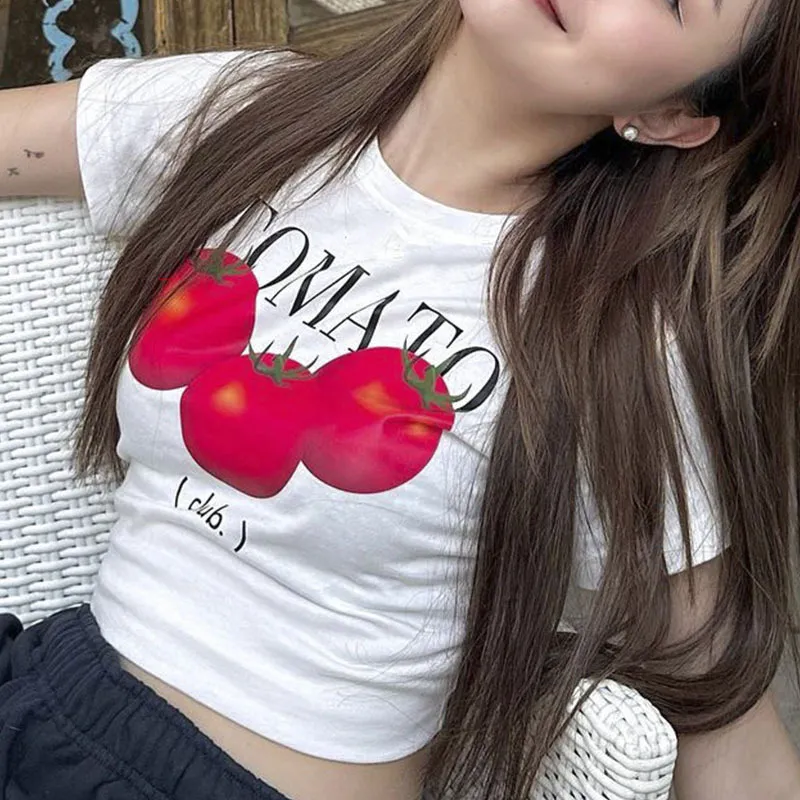 Print Fashion Casual Short Sleeve Top - Ts00089