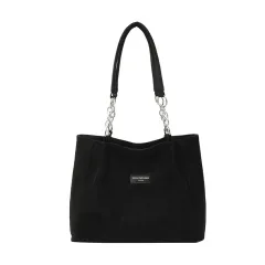 Leopard-print Tote Bag For Women 2025s Latest Trendy Style - Black - View 1