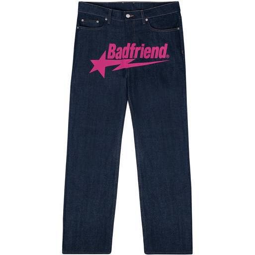 Jeans Loose Straight Slightly Elastic