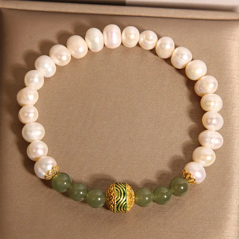 New Chinese Natural Pearl Bracelet Women's Light Luxury