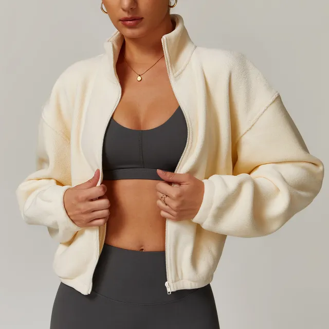 Outdoor Winter Lambskin Coat For Women Cream Apricot - Shop at LoveMi