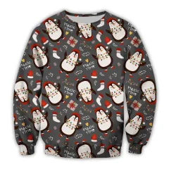 3D Digital Printing Christmas Hoodie - Yq0327 - View 1