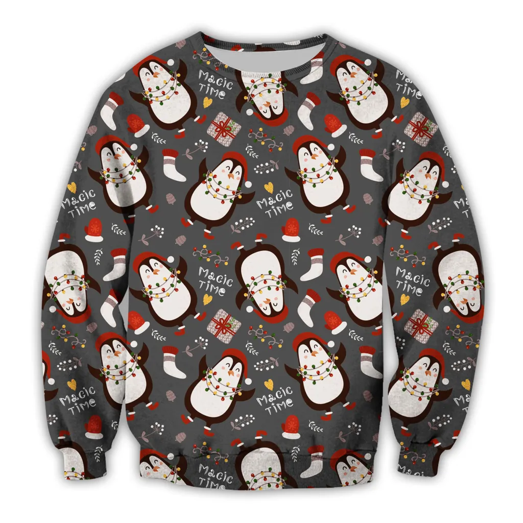 3D Digital Printing Christmas Hoodie - Yq0327