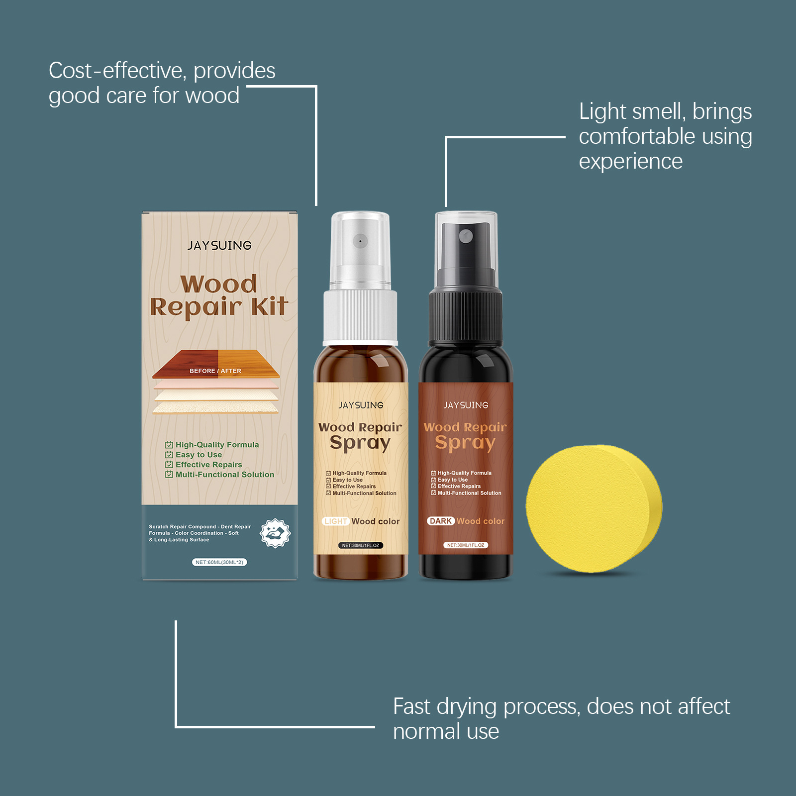 Wood Restoration Spray Kit