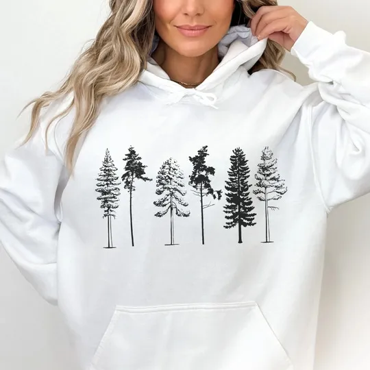 Autumn And Winter Wild Casual Street Simple Retro Hoodie White - Shop at LoveMi