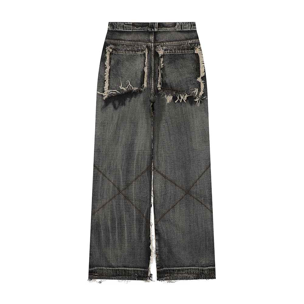 Fashion Men's Business Shirt Straight Wide Leg Pants