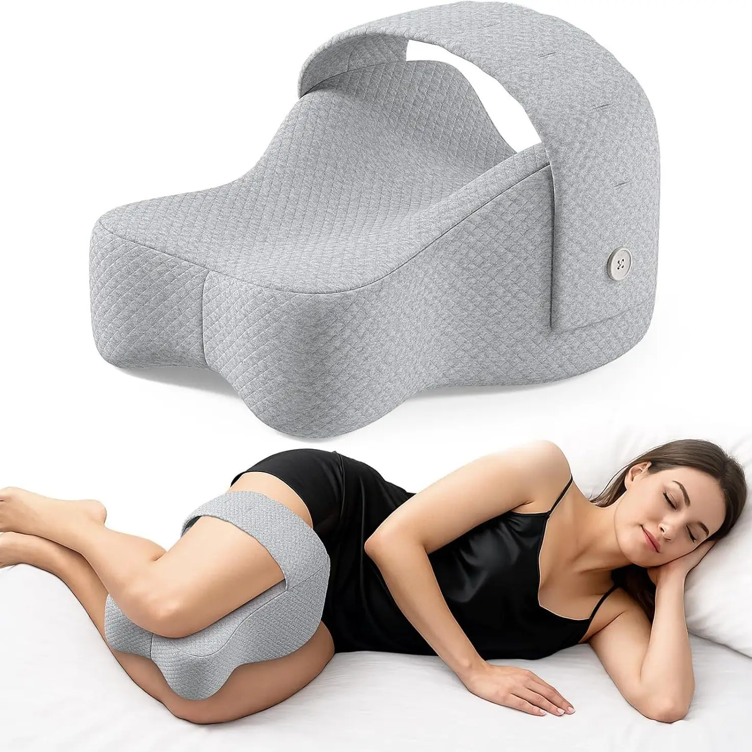Memory Foam Leg Gap Mesh Pillow