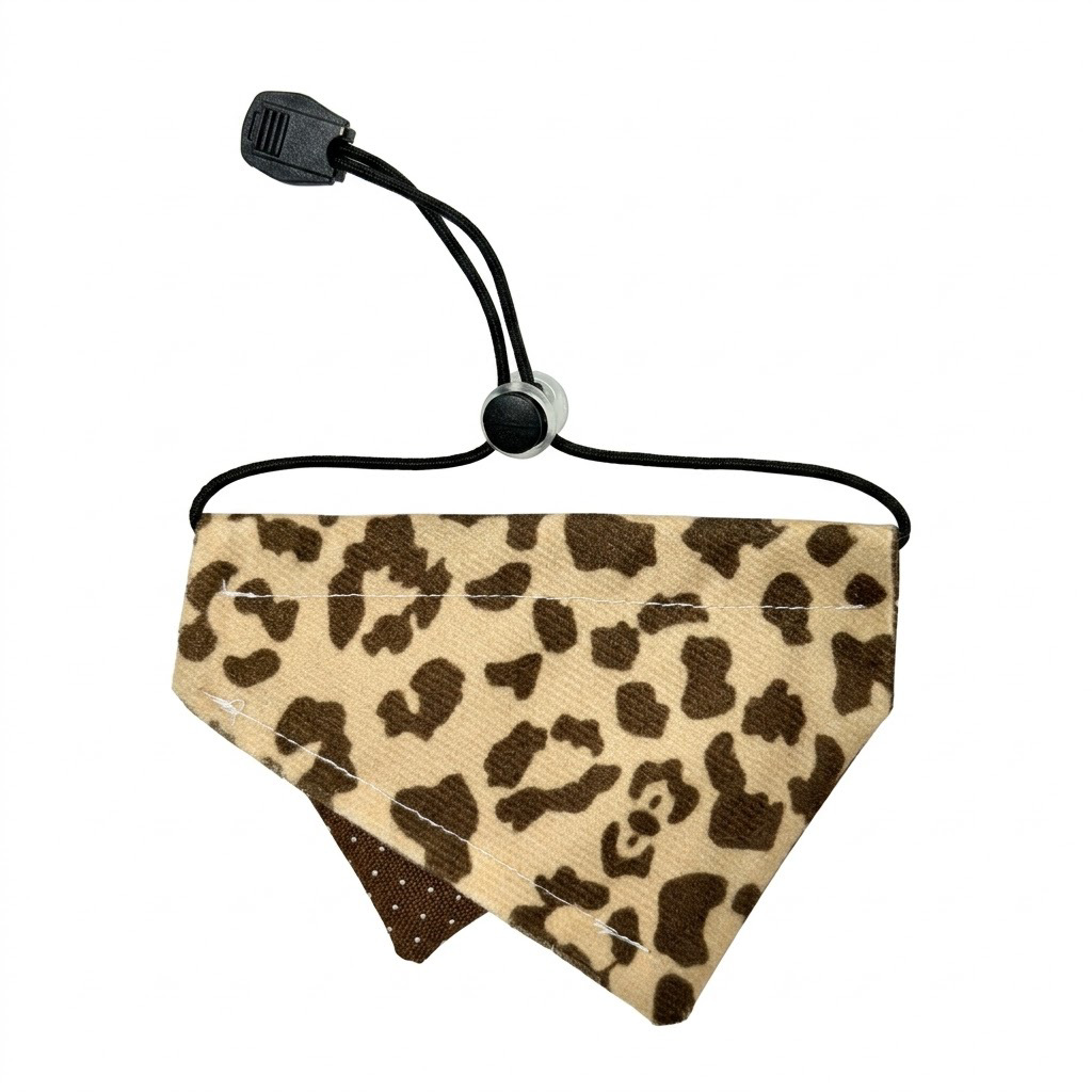 Leopard-Print Pet Bandana