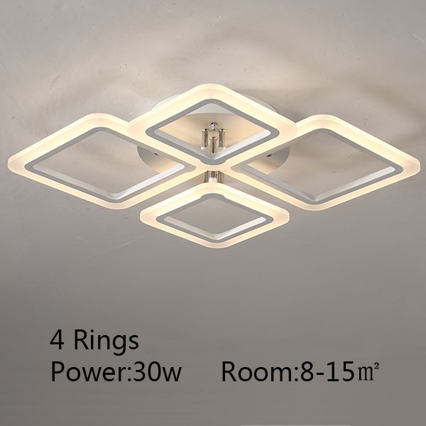 Square Ceiling Lamp Acrylic Electrodeless Dimming Lamp - Image 2