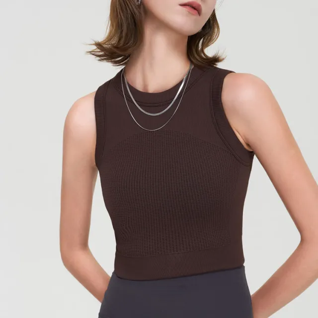 New Seamless Sports Bra For Impact Protection Mocha Color Xl - Shop at LoveMi