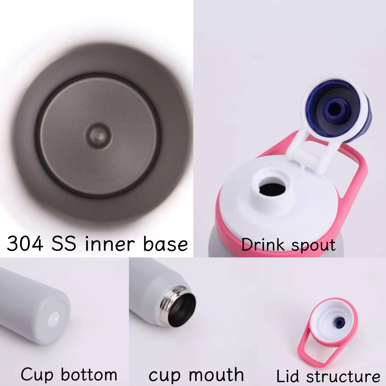 Gourde isotherme inox 900 ml à double paroi 8