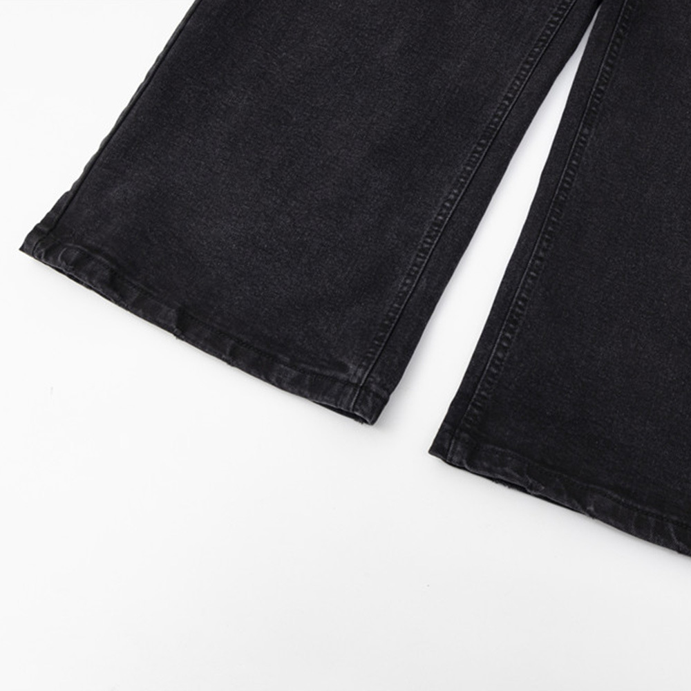 Fashion Washed Loose Wide Leg Jeans Men