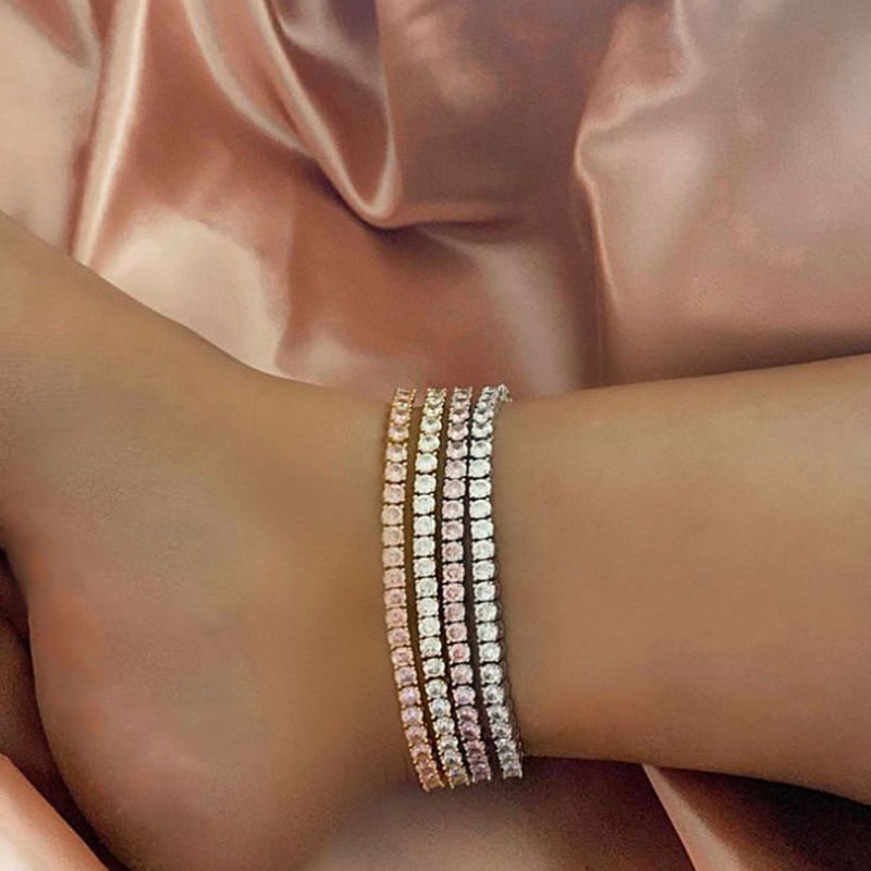 Sexy Diamond-encrusted Anklet Trendy Womens Ankle Chain