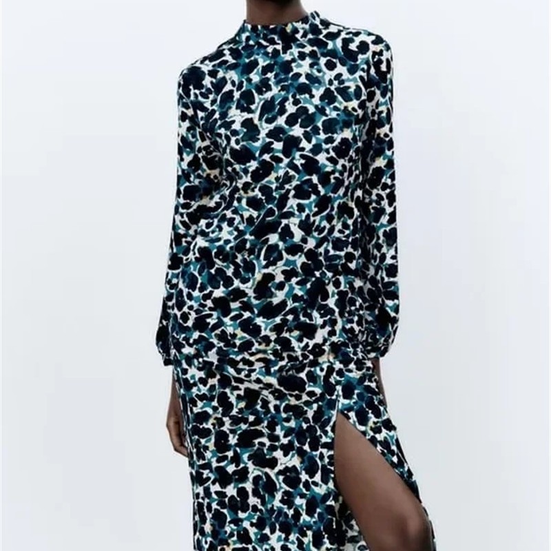 European And American Style Animal Pattern Printing Loose Shirt