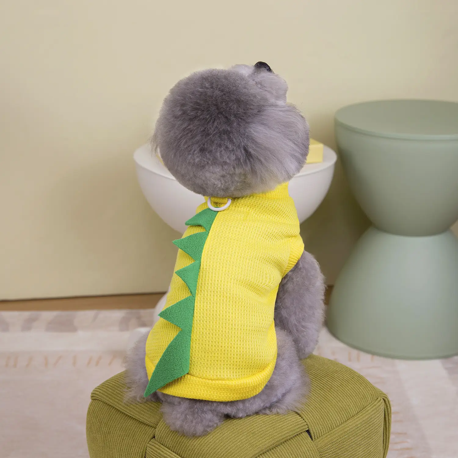 Polyester Pet Cartoon Clothes Dog