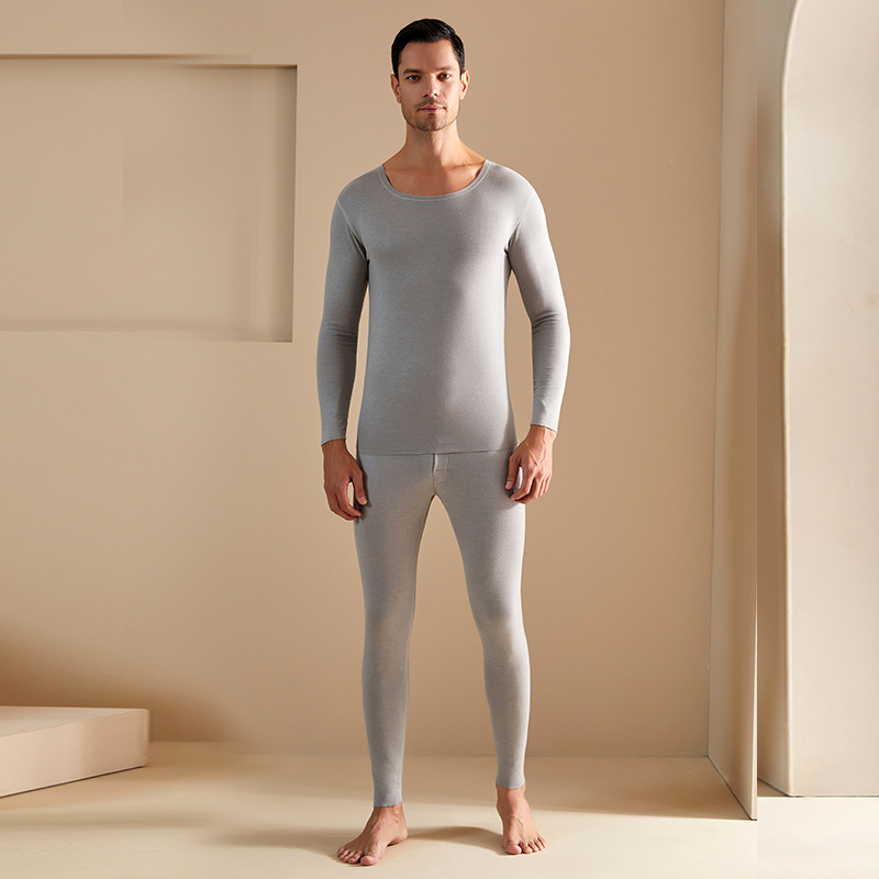 Light Gray Men's Thermal Suit