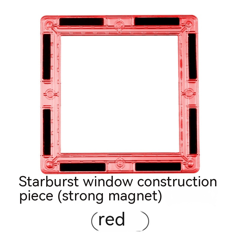 Building Block Pieces Red