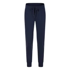 Simple Straight Sports And Leisure Elastic Ankle-tied Cropped Pants - Minglan - View 1