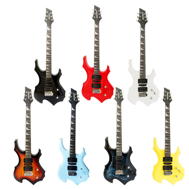 New Model Paired With A 24-fret Exotic Flame Electric Guitar product image