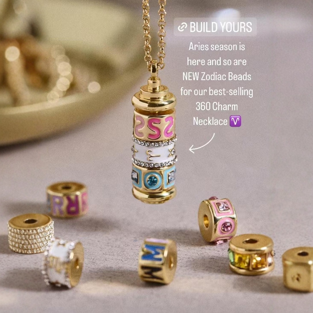Fashion Colored Enamel Glaze Multi-letter Combination String Collarbone Necklace DIY Pendant
